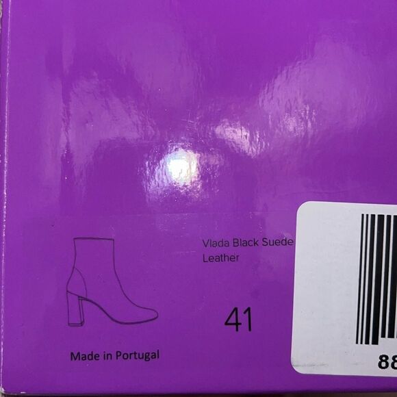 NWT size 41 (US size 10) By Far Viada Black Suede mid-calf boots side zip retai… - Picture 10 of 10